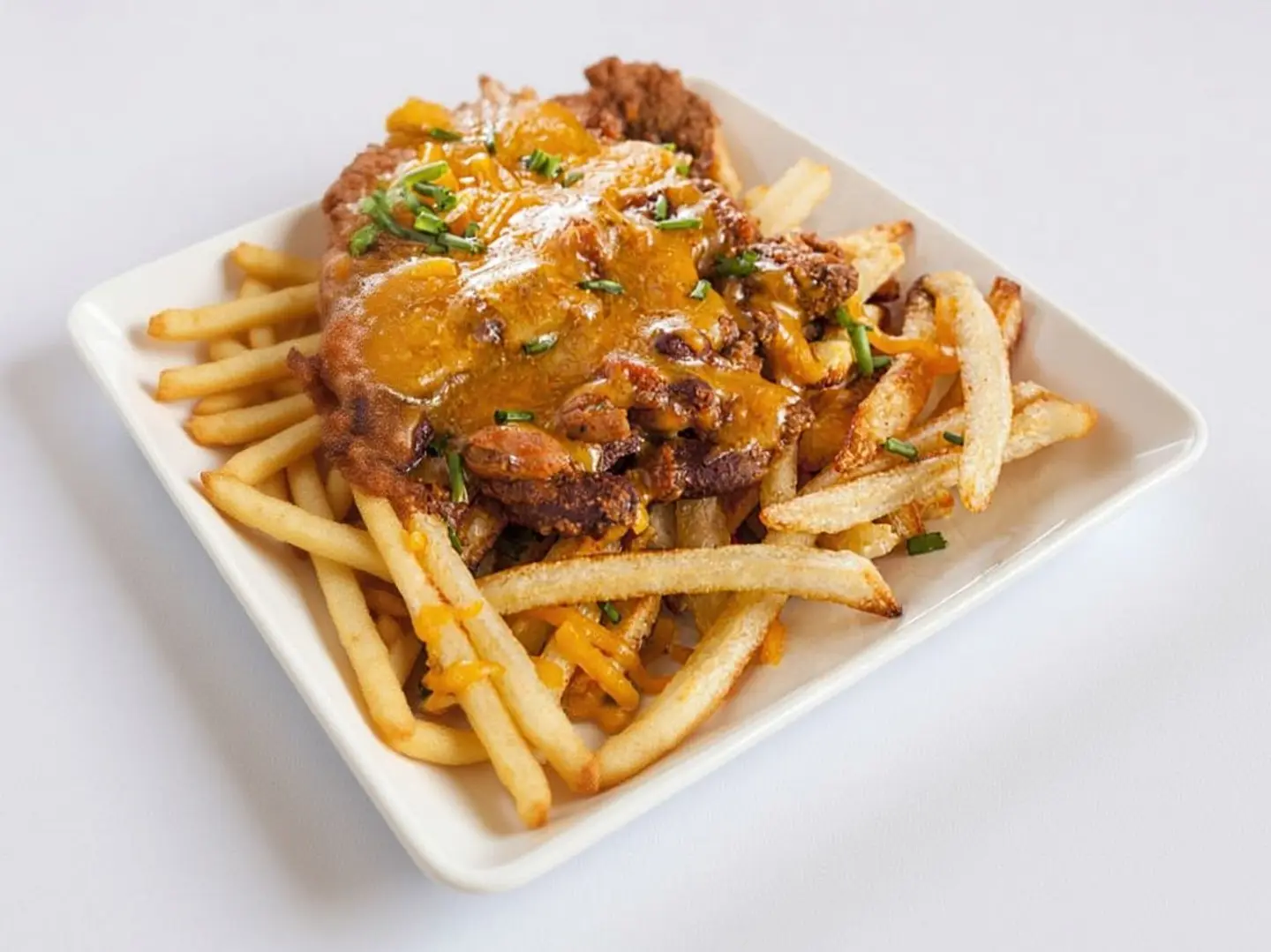 بطاطس مع لحم مشوي