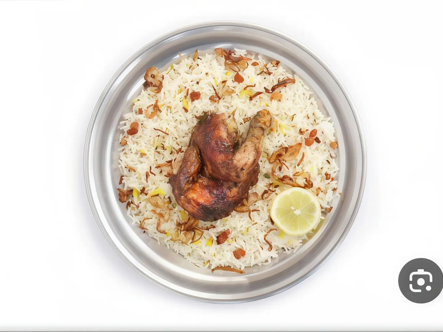 نص حبه شواية رز ابيض بخاري