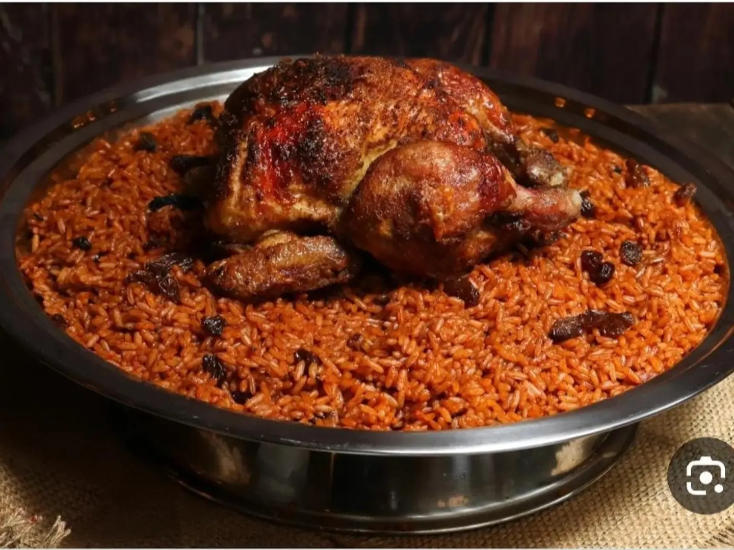 Grill Portion With American Rice