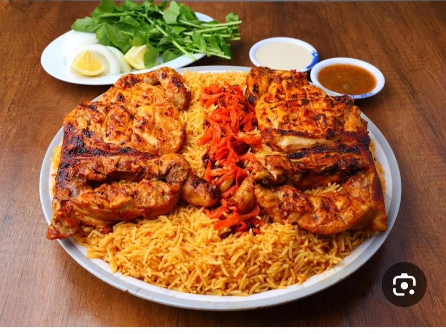 Charcoal Chicken With Rice