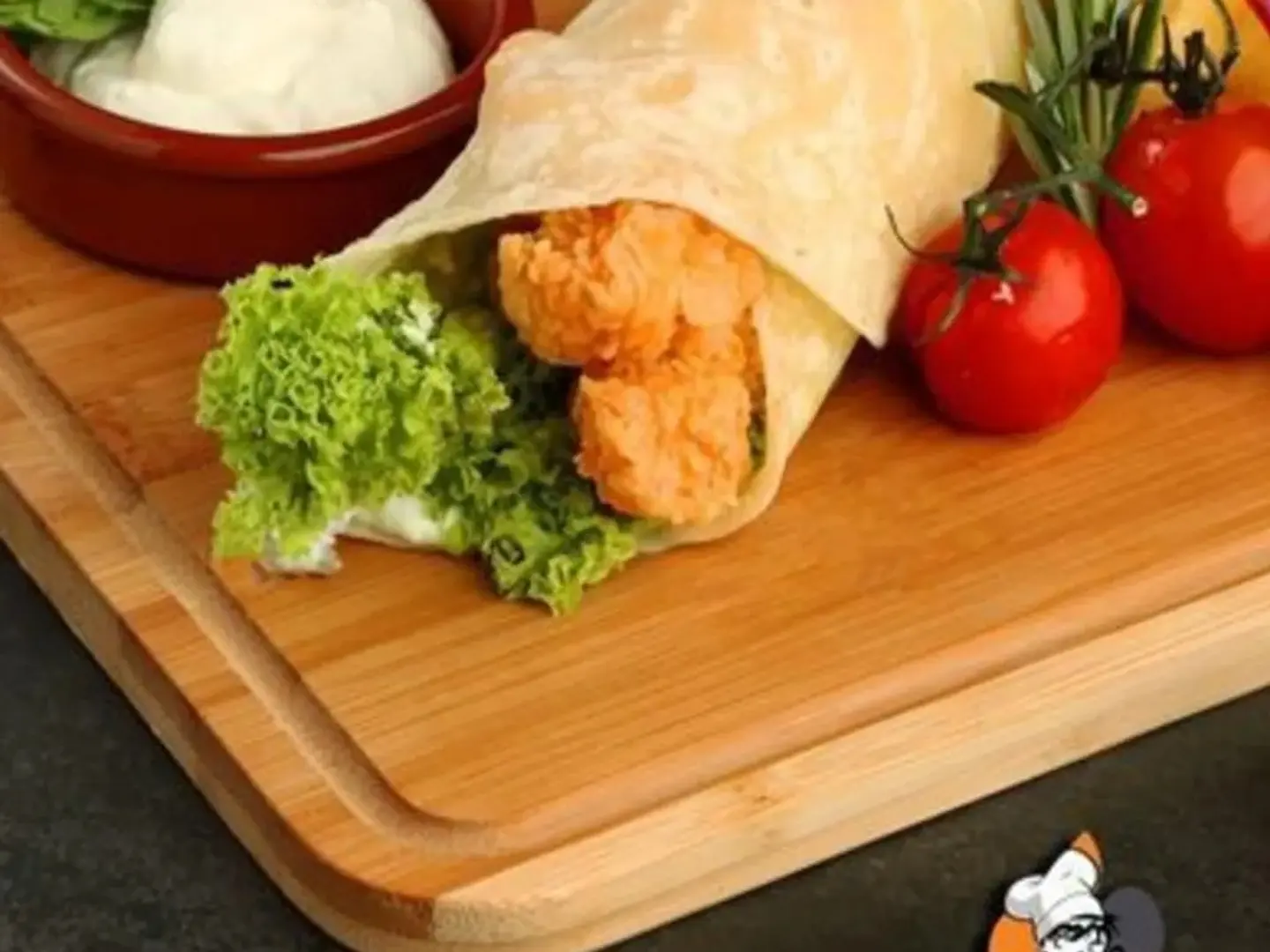 ساندويتش تورتيلا سمك عادي