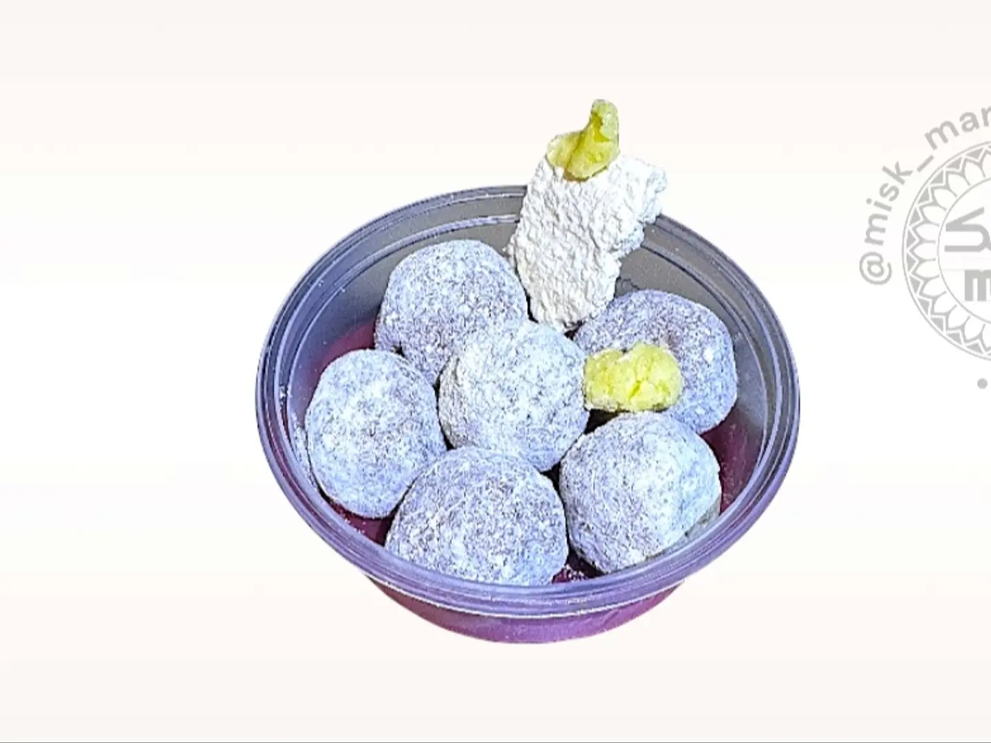 ميني شعثة طبق دائري