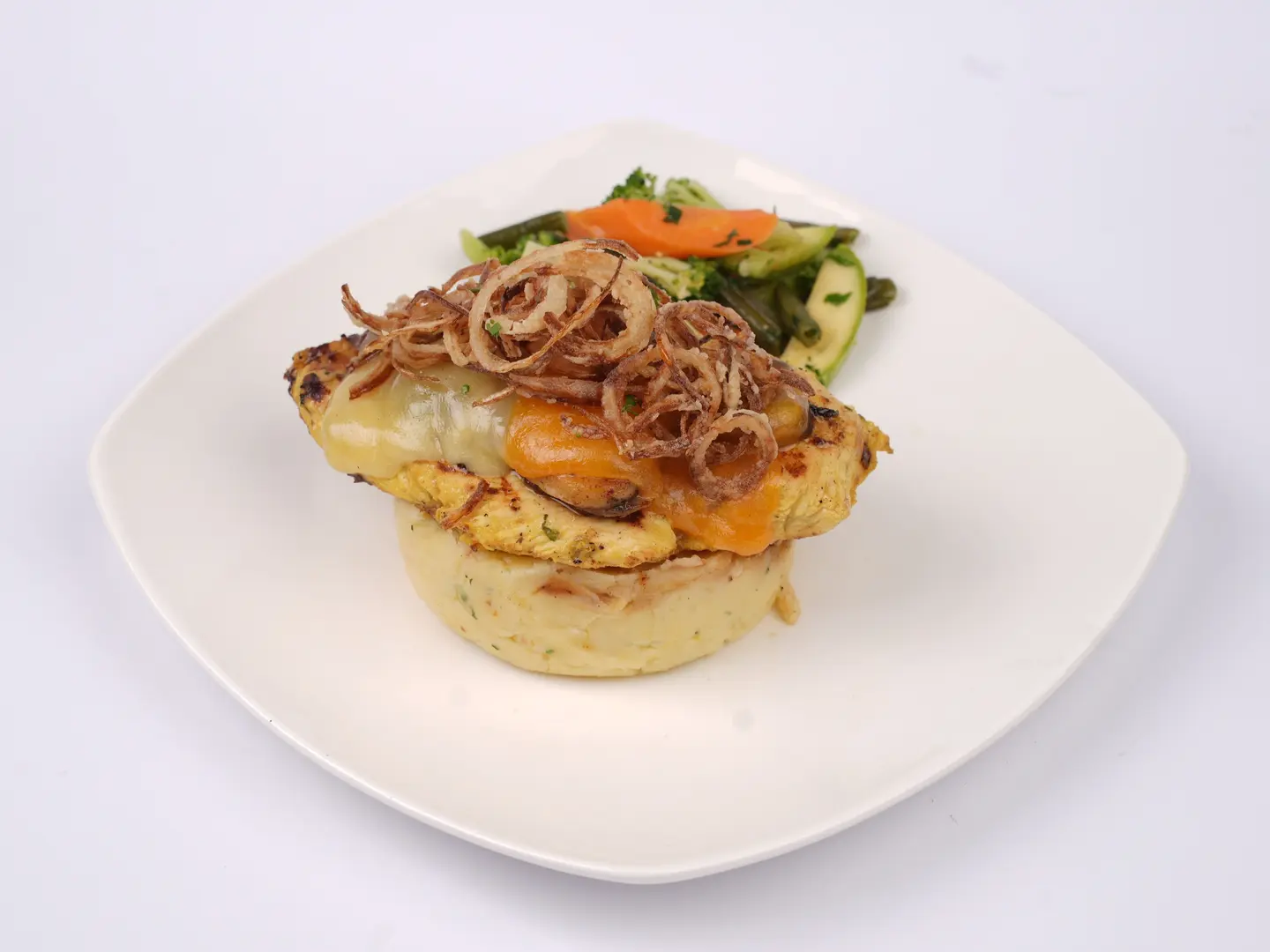 Grilled Chicken With Mushroom Cheese