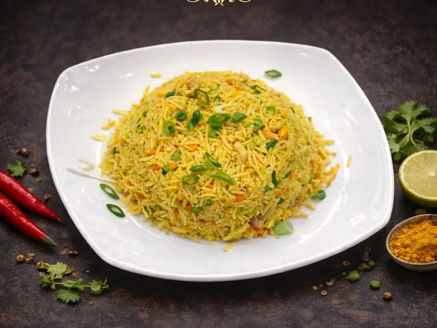 Singapore Veg Fried Rice