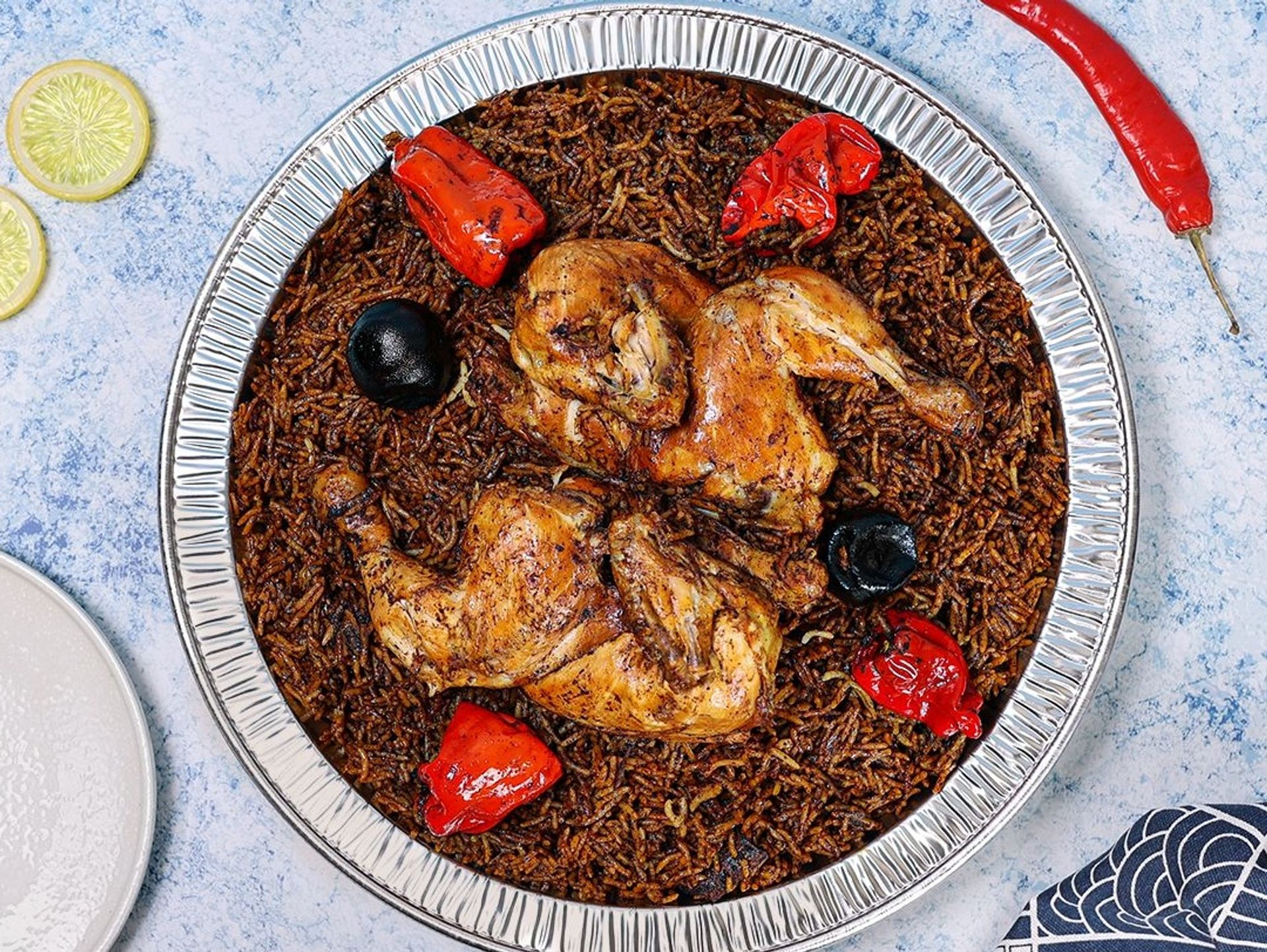 مضغوط دجاج المحروقة - حبه