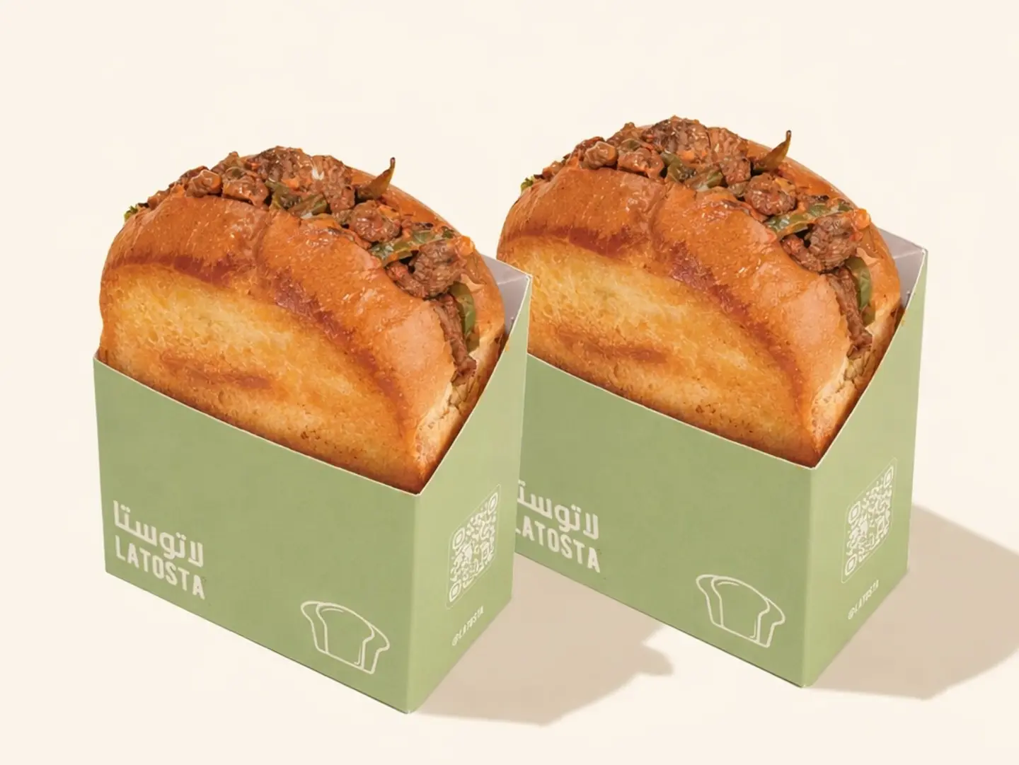 2 ستيك بالجبنة