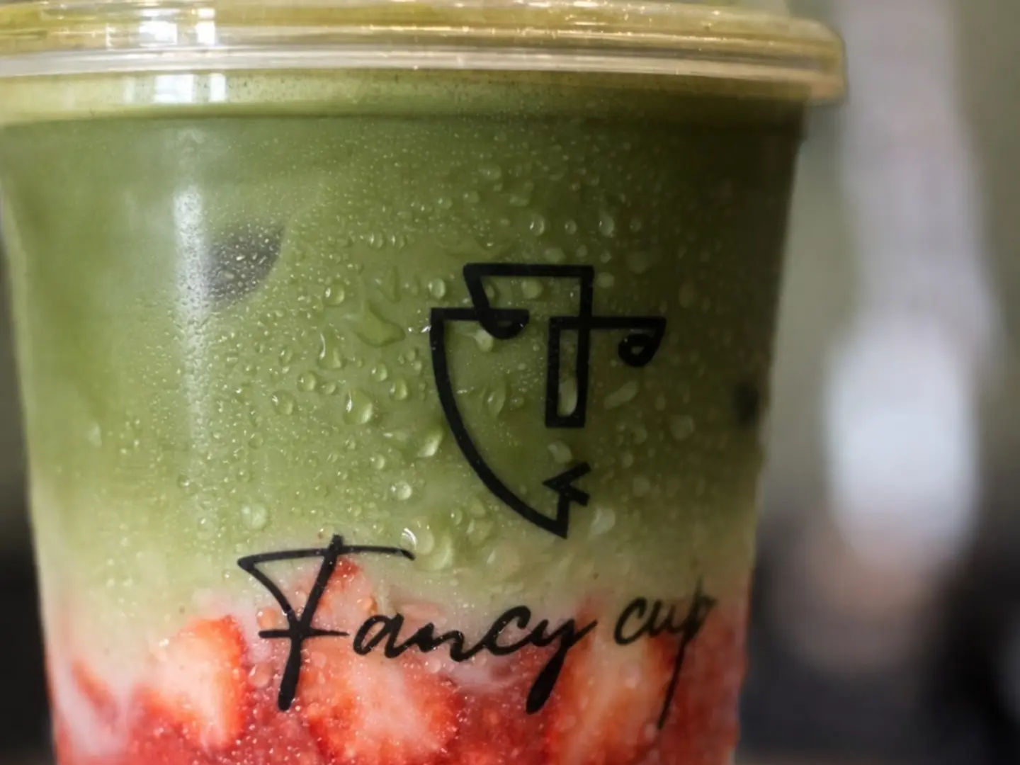 Ice Strawberry Matcha
