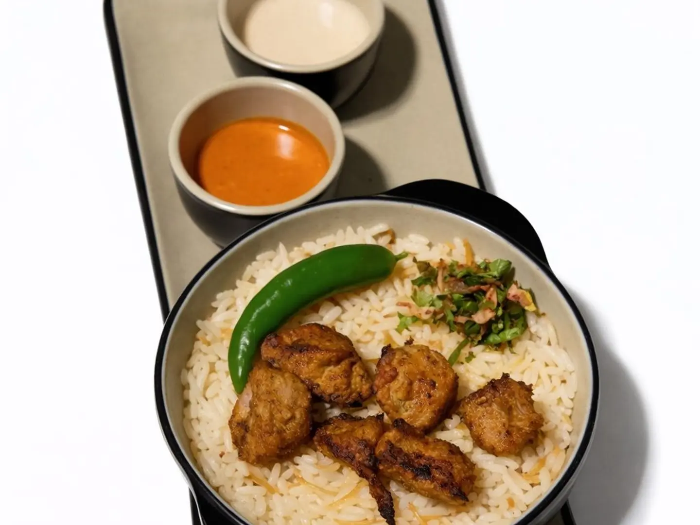 Chicken Pieces Rice Meal