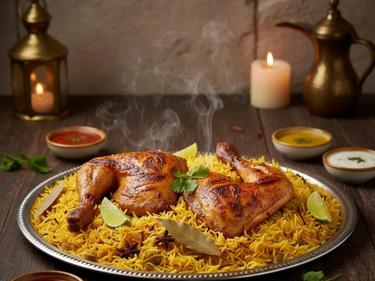 نص حبه دجاج مظبي