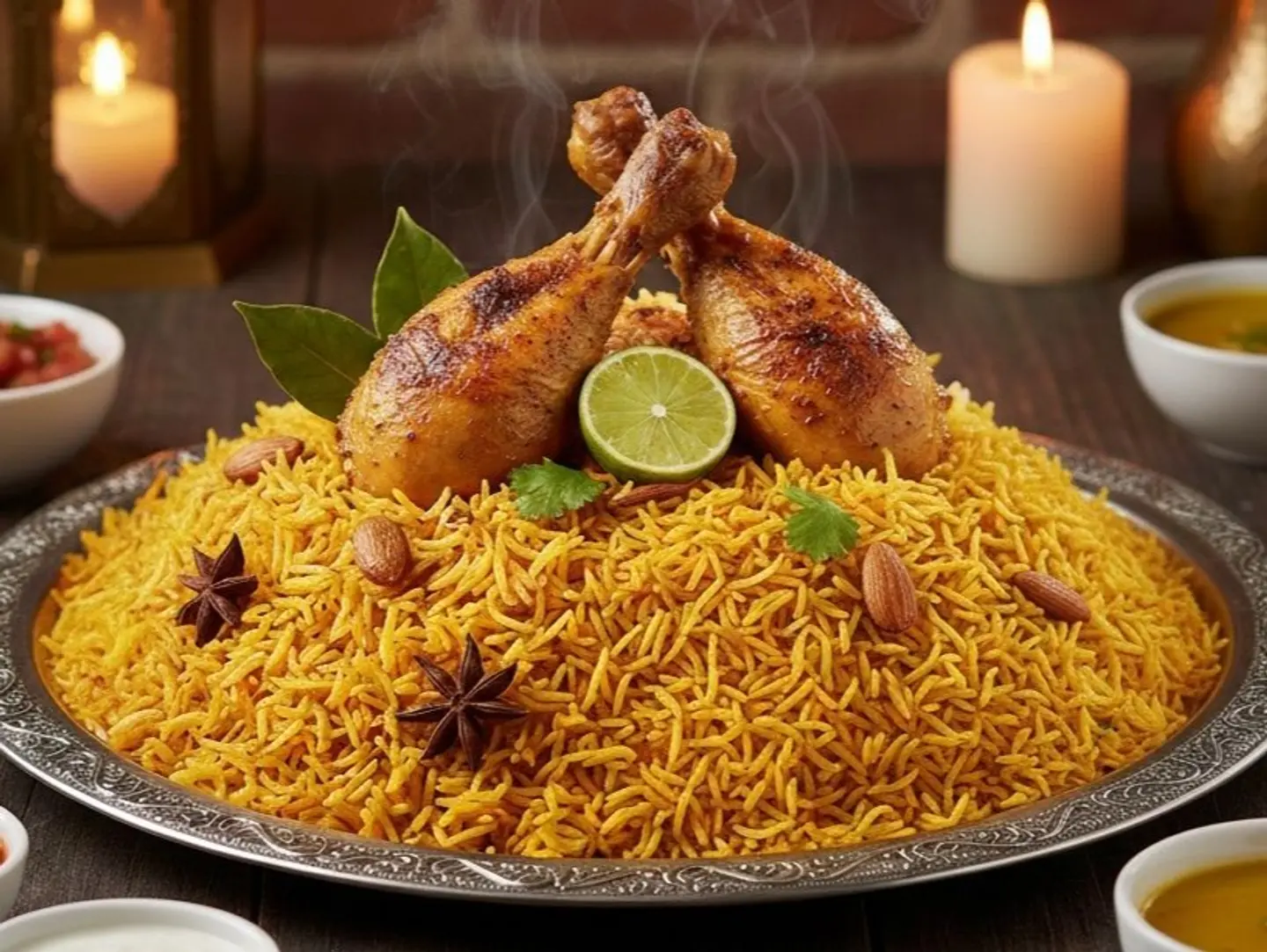 دجاج مندي - نص حبه