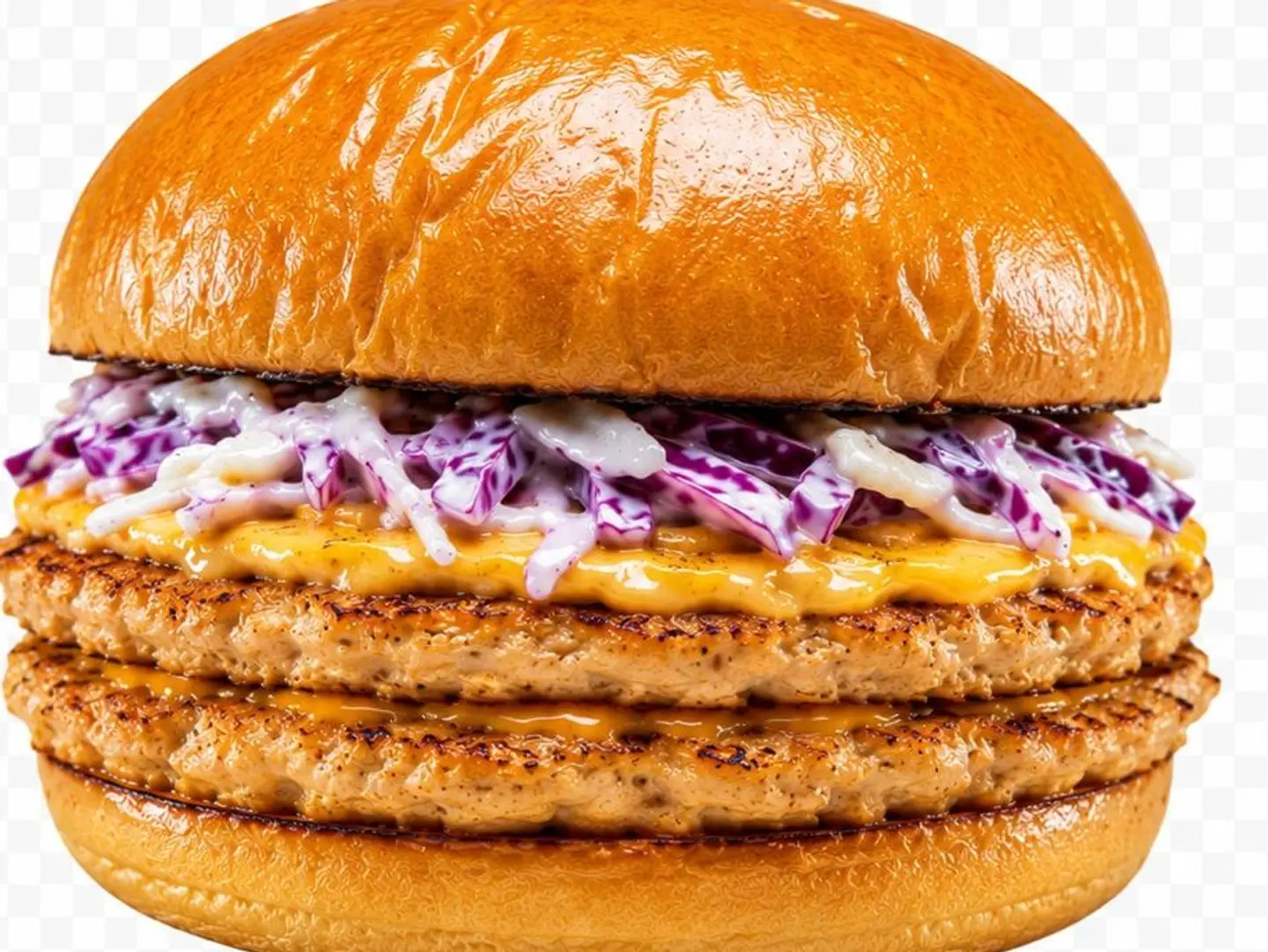 Double Smash Chicken Burger