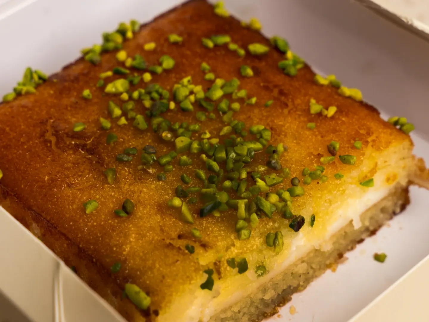 بسبوسه بالقشطه