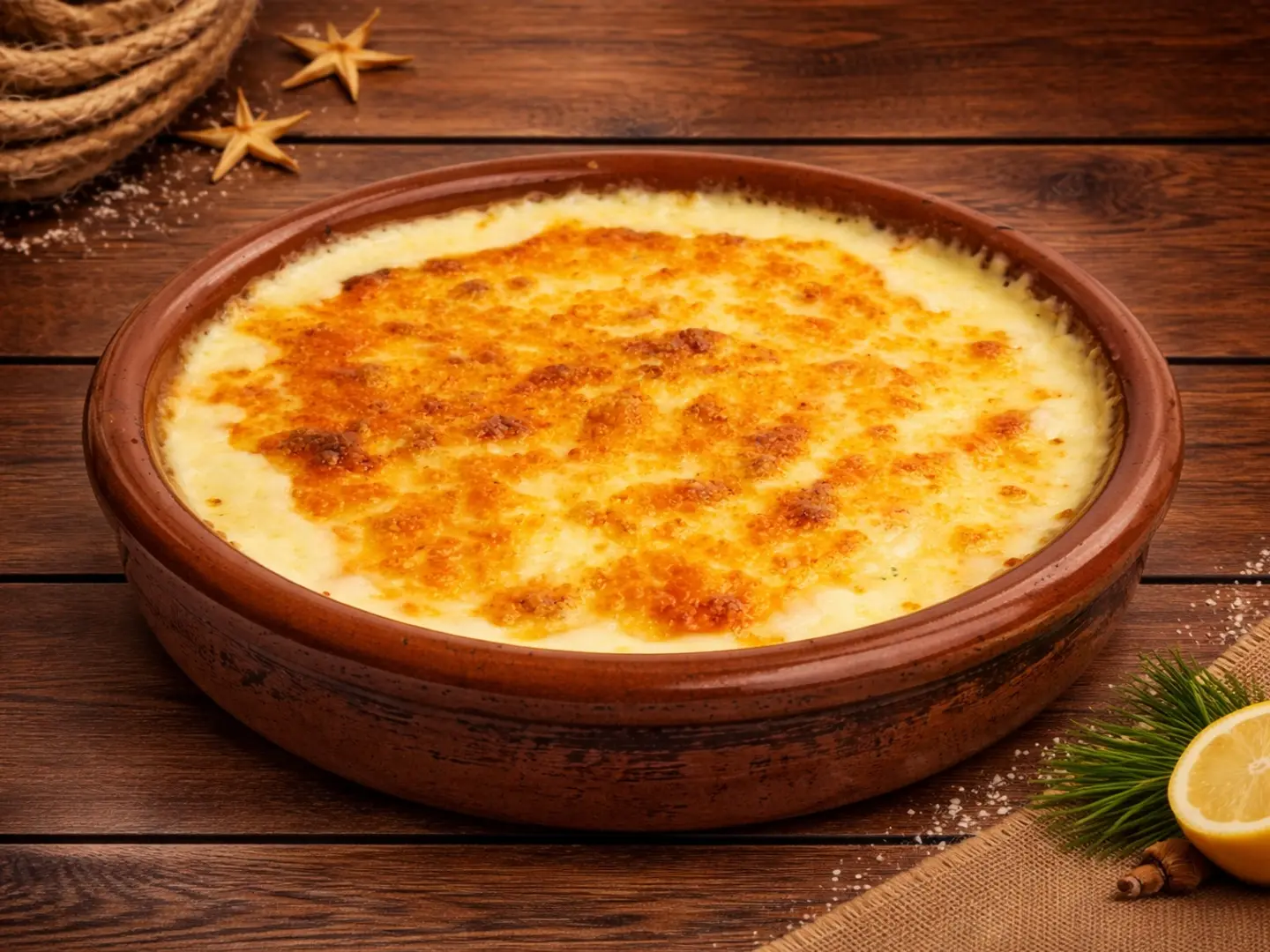 Shrimp Rice With Mozzarella Cheese