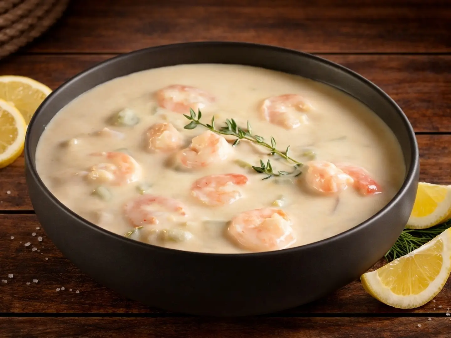 Fish Soup With White Cream
