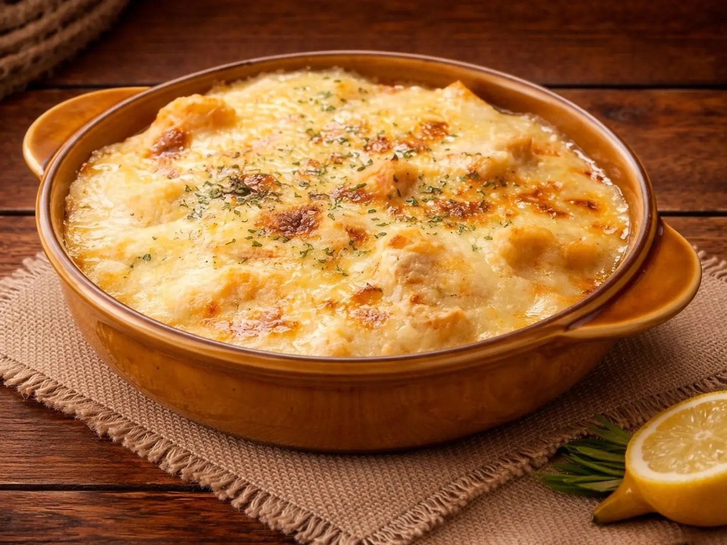Fish Fillet Tagine With Cream