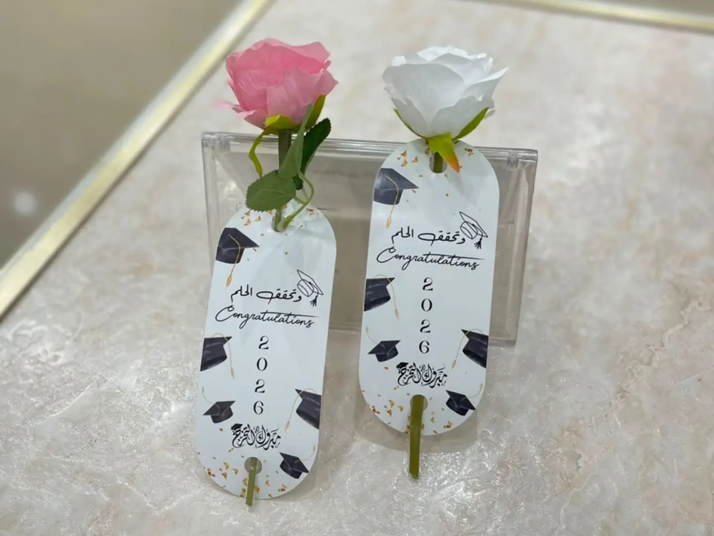 Luxurious Graduation Flower Favors
