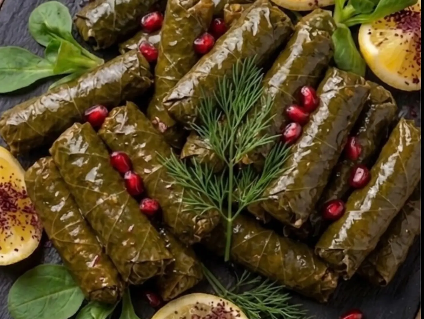 ورق عنب بدبس الرمان - صغير