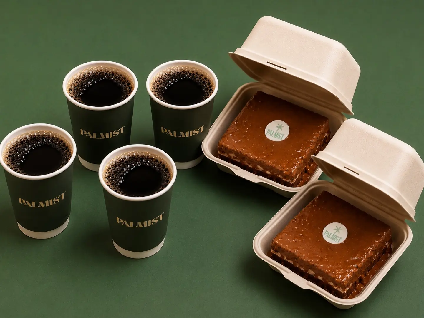 4 Coffee For The Day, 2 Chocolate Cakes
