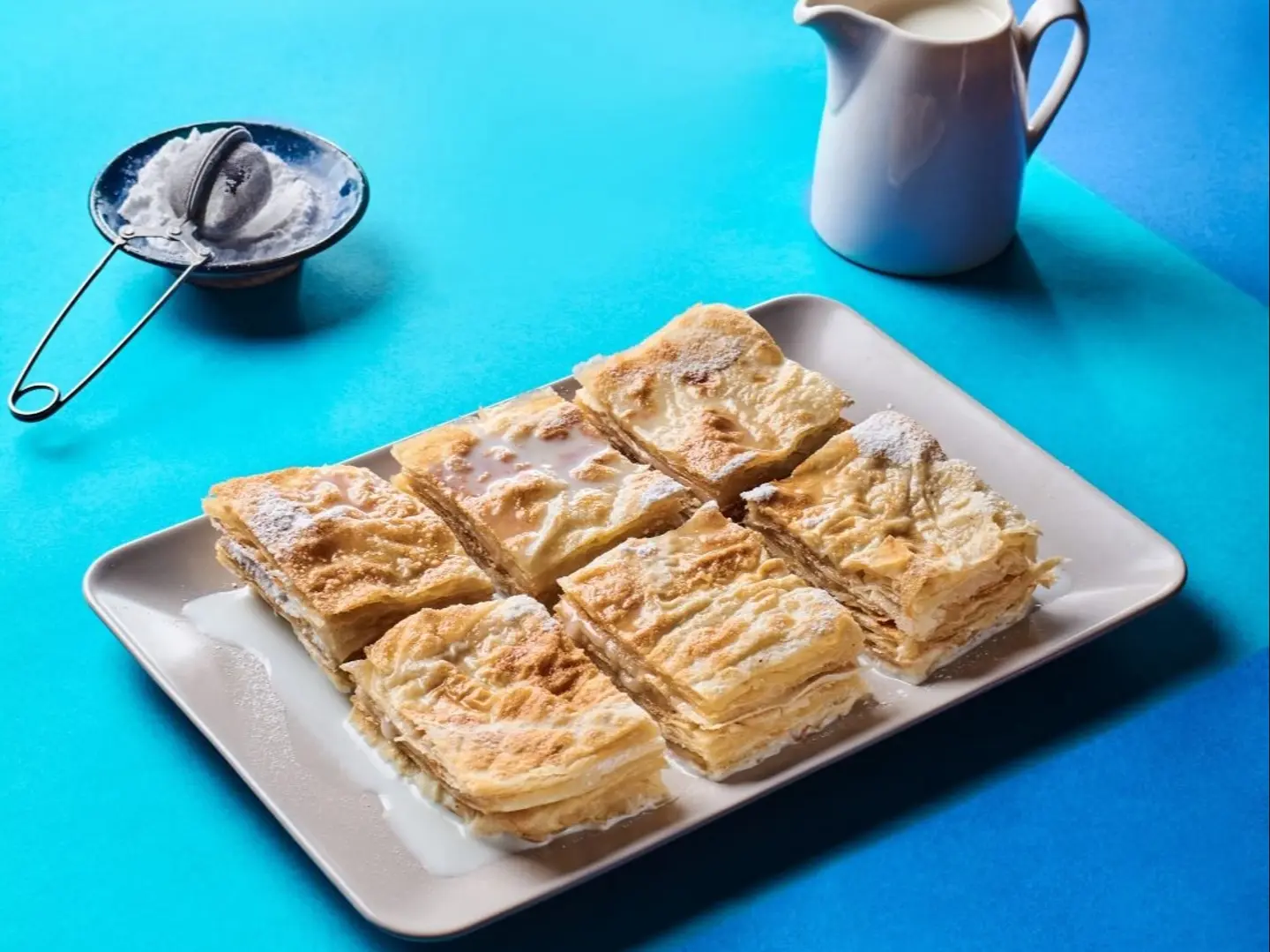 فطير بغاشة كاسترد