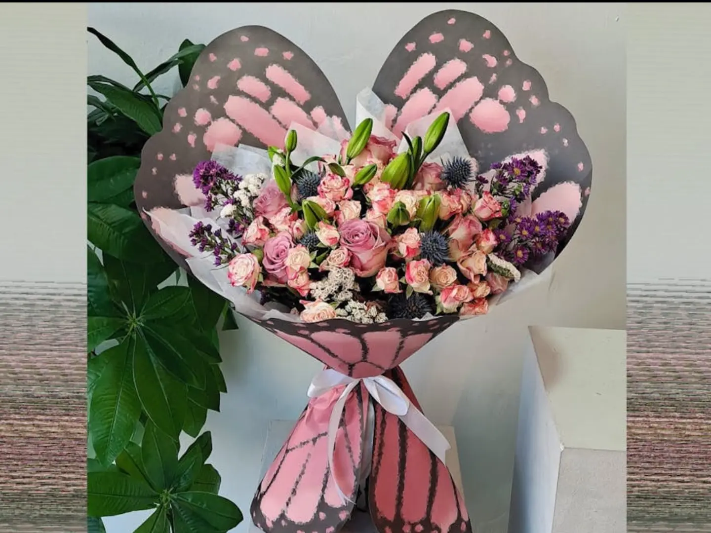 بوكيه الفراشه