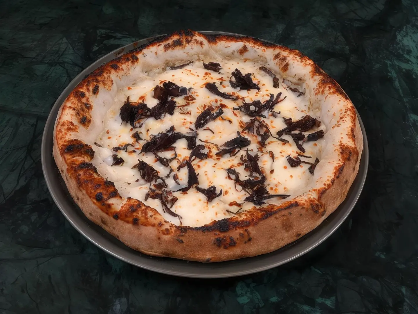 بيتزا اللحم المدخن