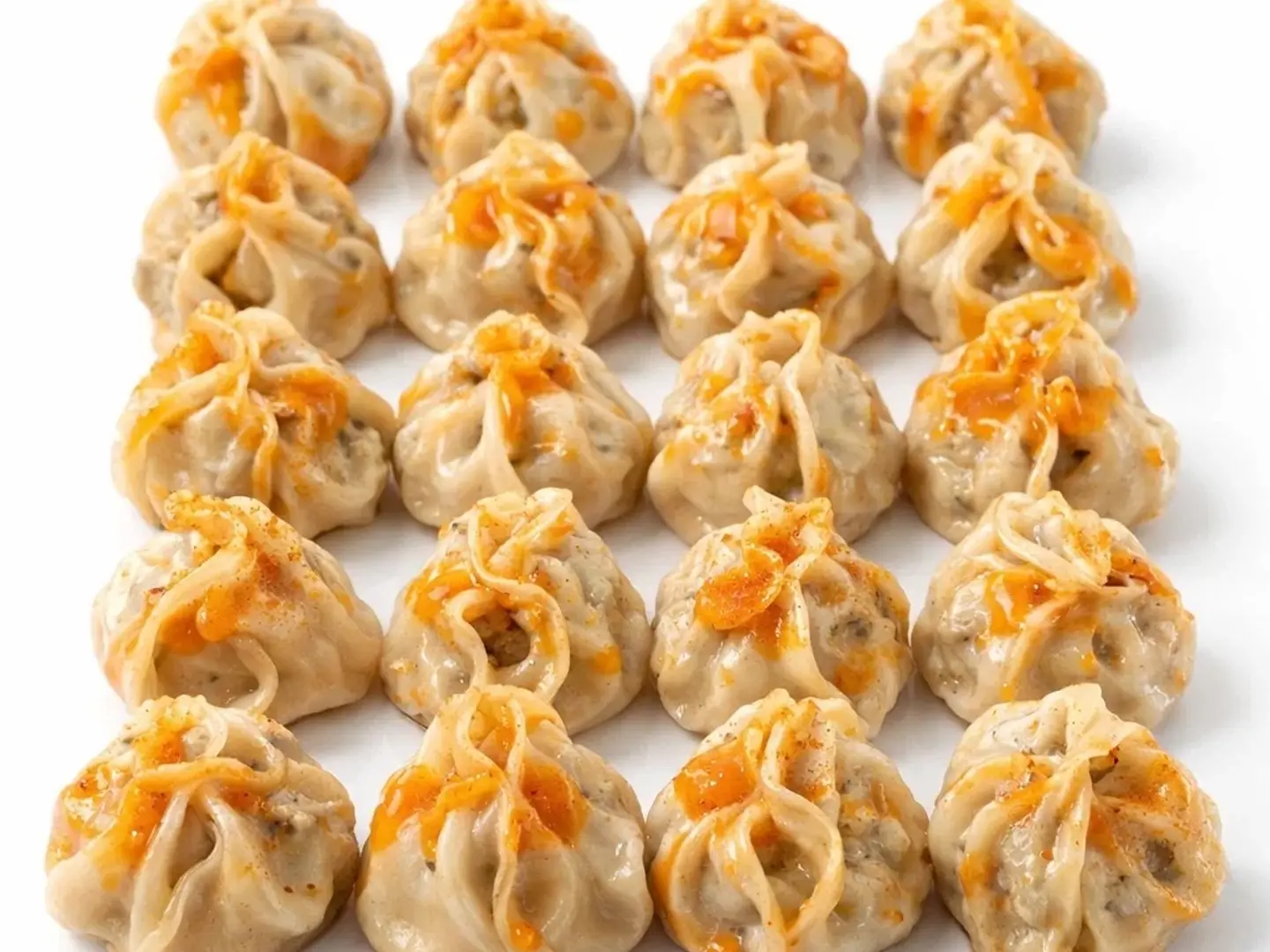 منتو اللحم طازة على الأصول احجام وسط 20 حبه