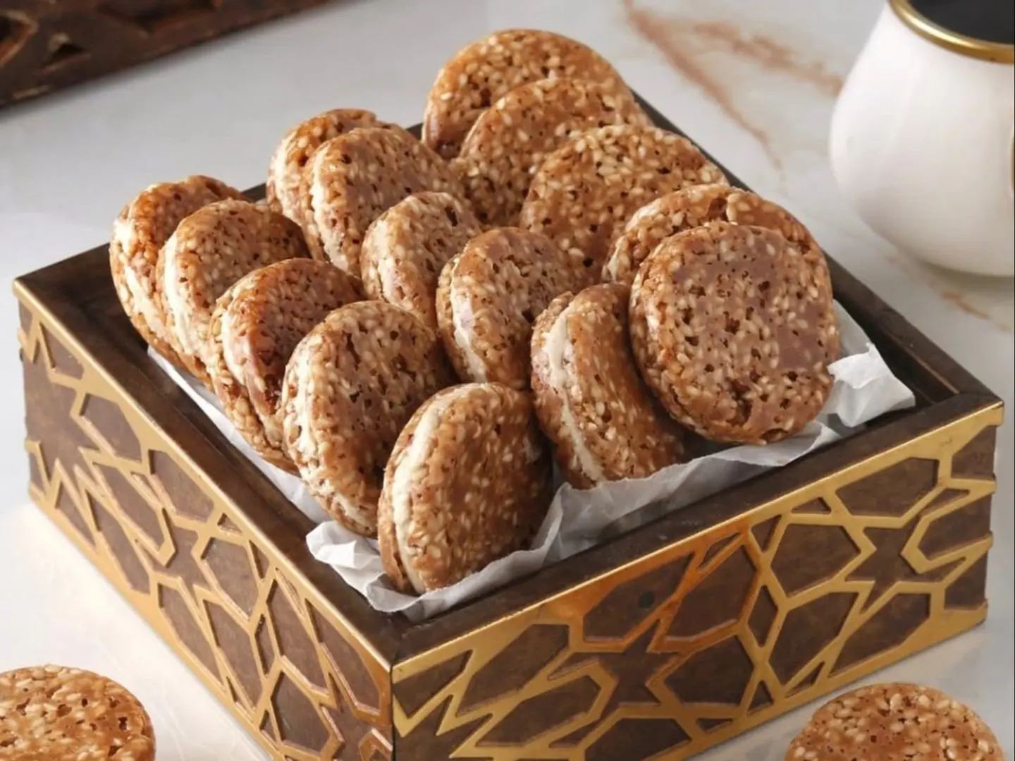 سمسمية بالطحينة نصف كيلو