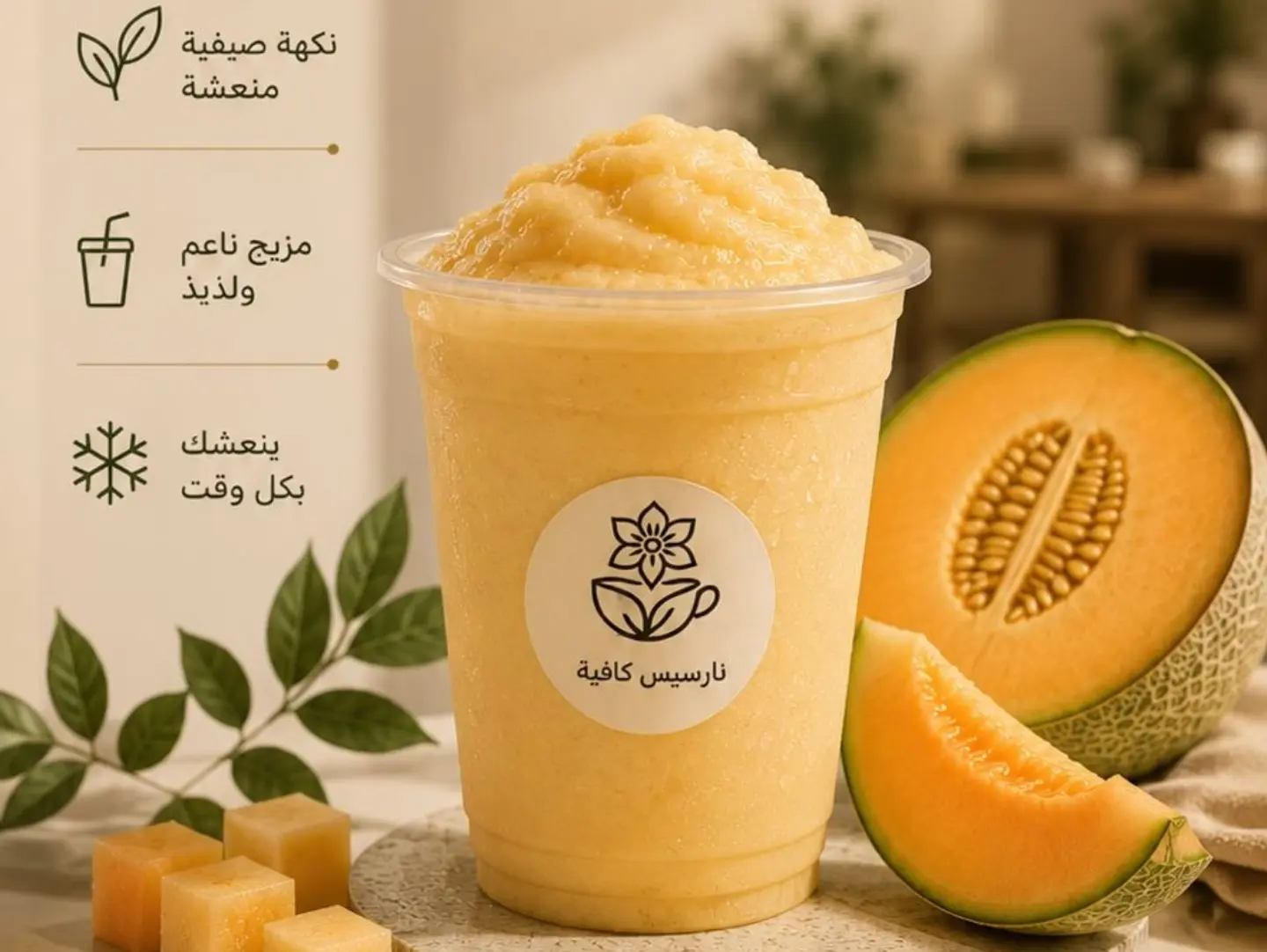 سموثي شمام