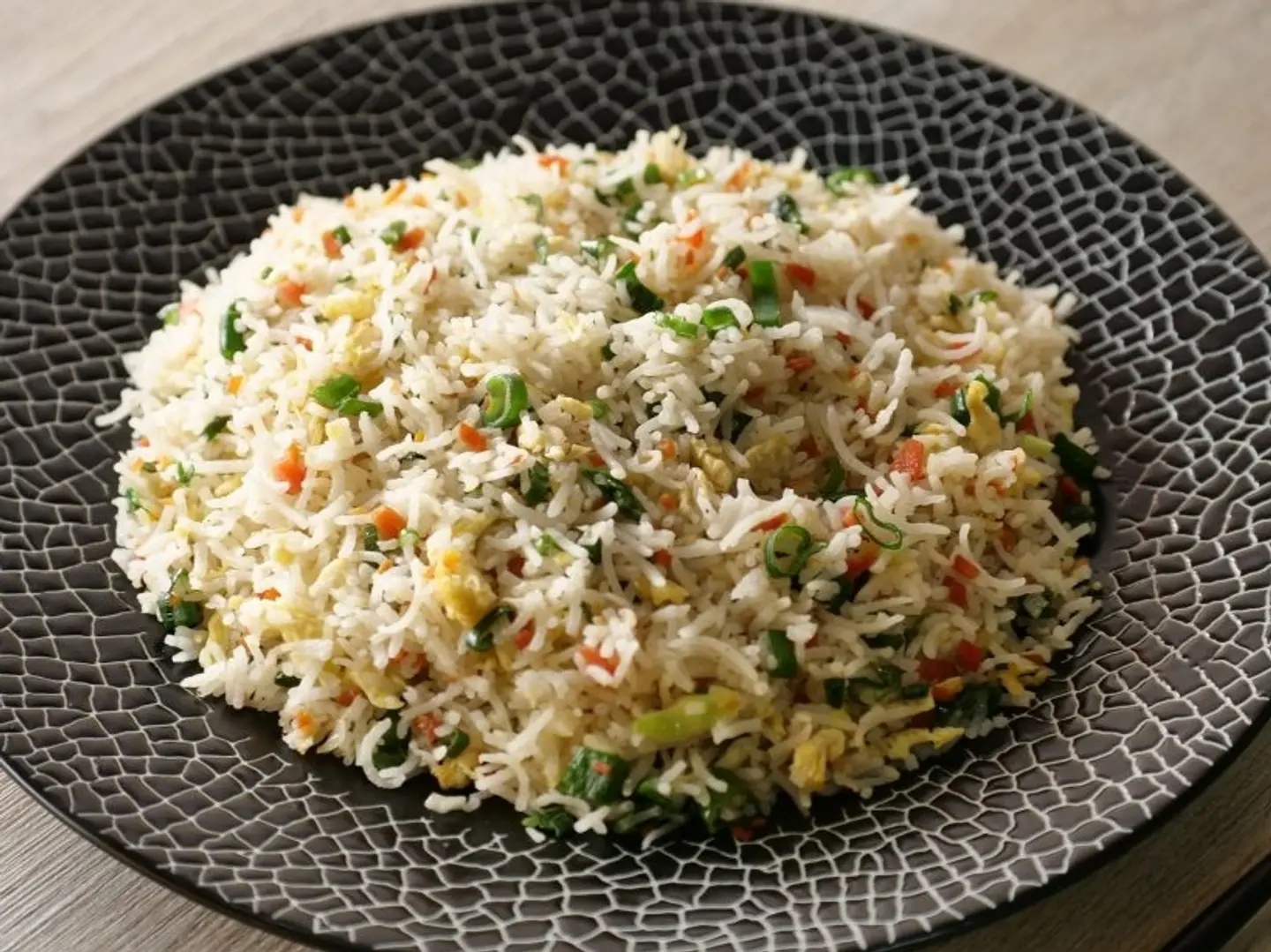 أرز مقلي بالبيض