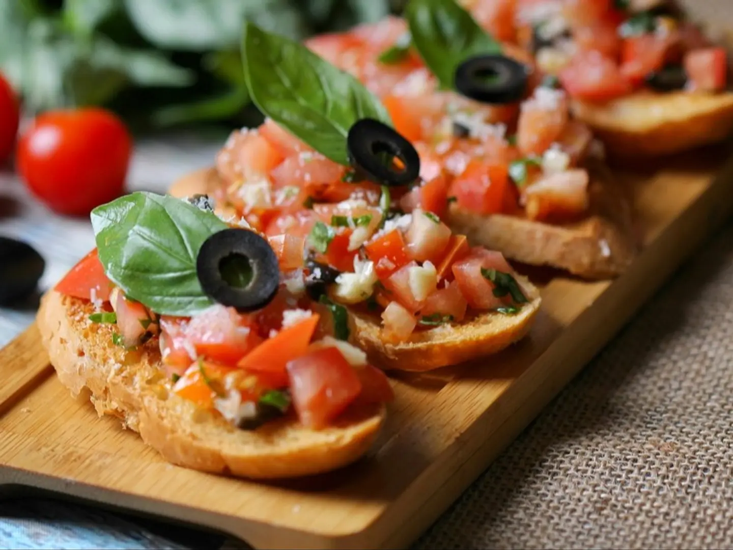 بروشيتا إيطالية متنوعة