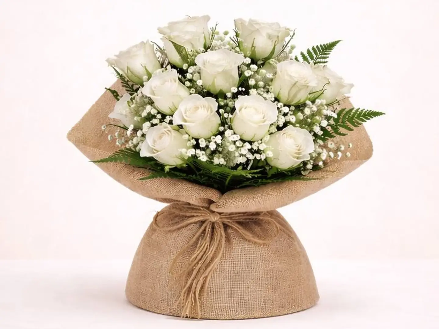 بوكيه ورد ابيض