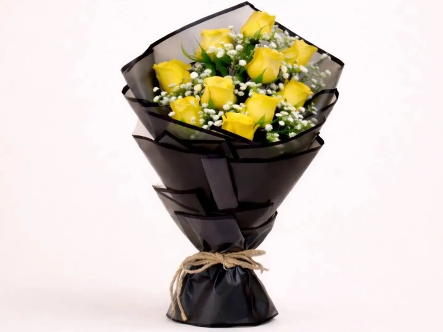 باقة الورد الأصفر