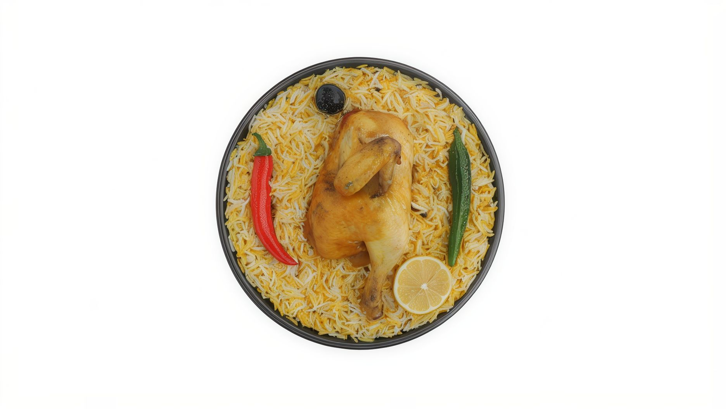 Half Chicken Mandi