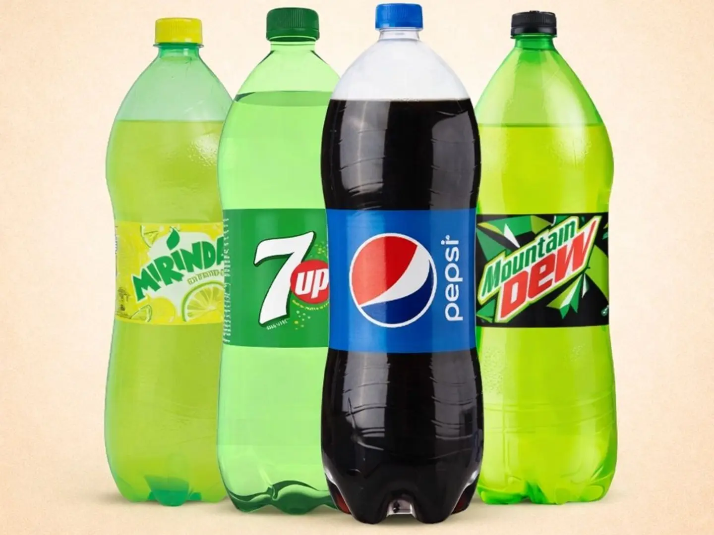 حجم عائلي بيبسي . ديو . سفن اب . حمضيات