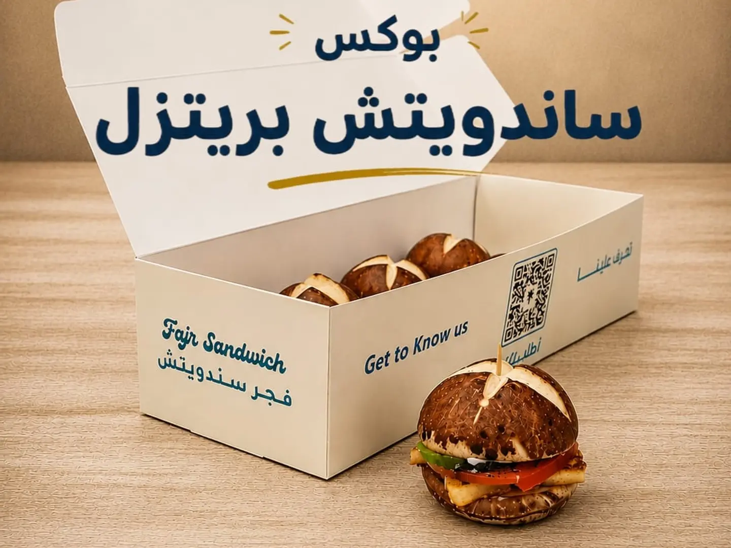 Pretzel Sandwich Box