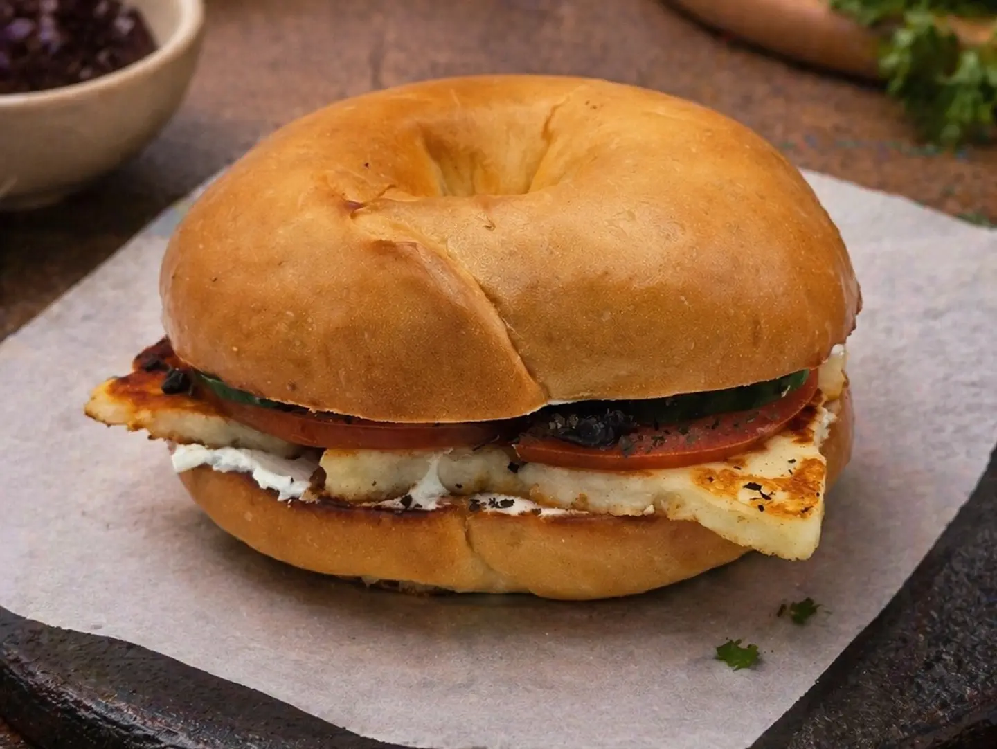 Bagel   Haloumi