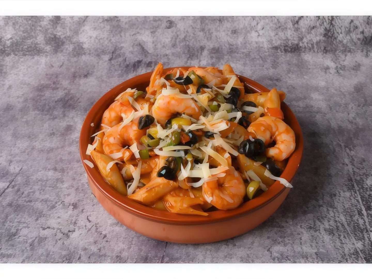 Shrimp Red Sauce Pasta