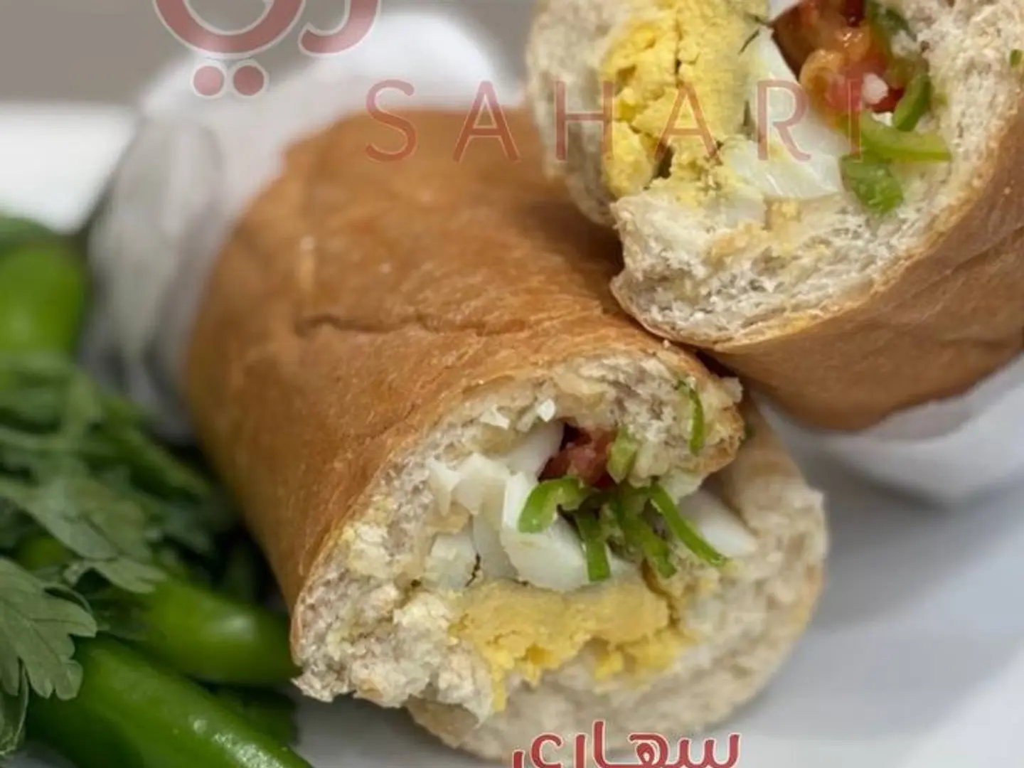 ساندوتش بيض مسلوق - صامولي