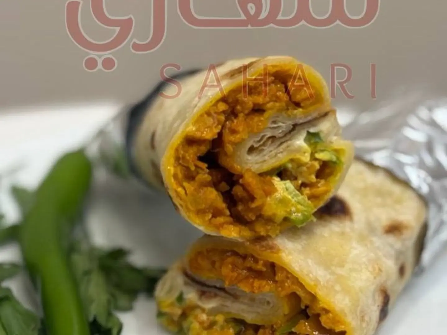 ساندوتش لحم مفروم - خبز هندي