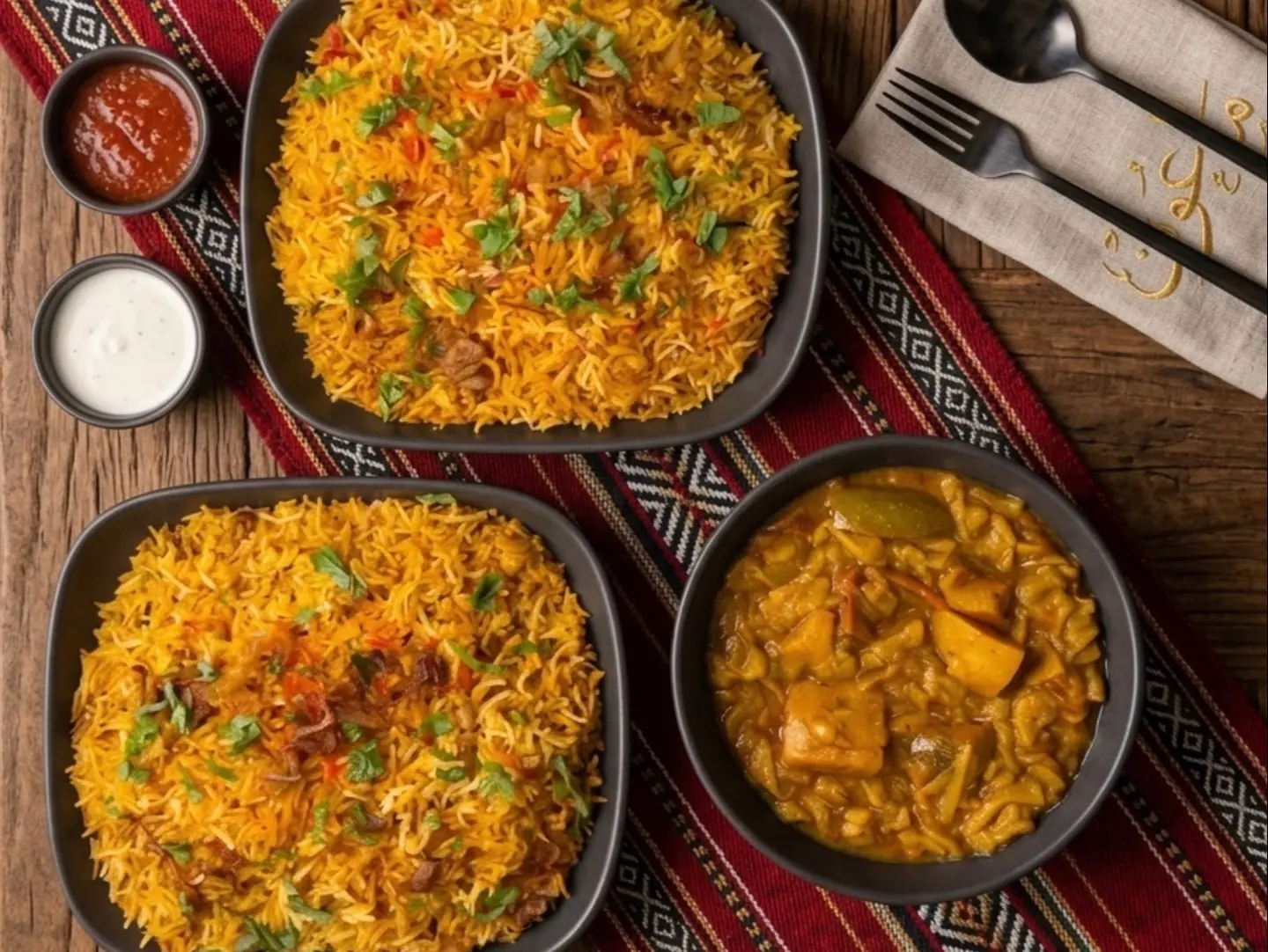 وجبة ديو دجاج برياني
