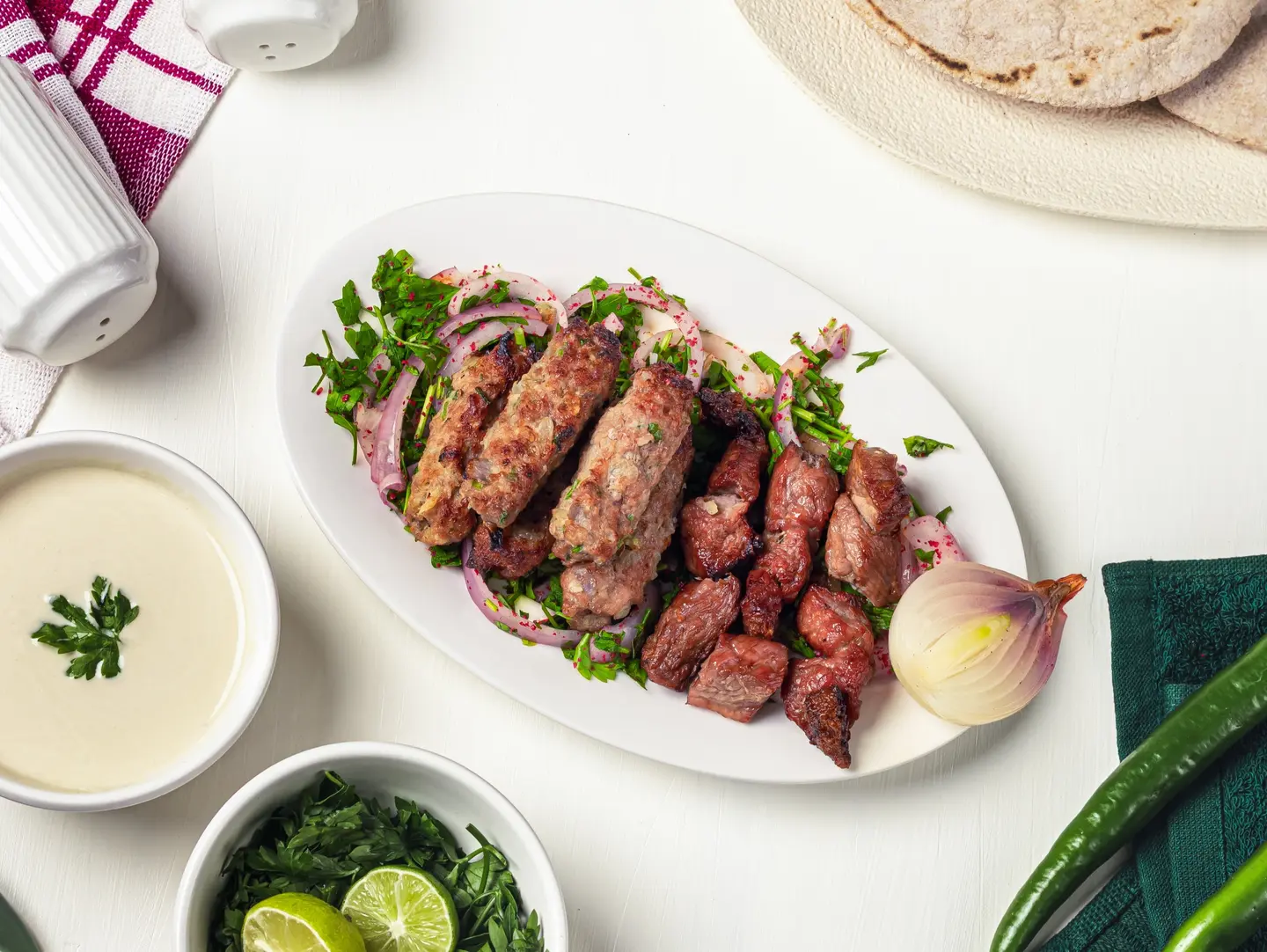 Mixed Meat (Kebab And Asal)