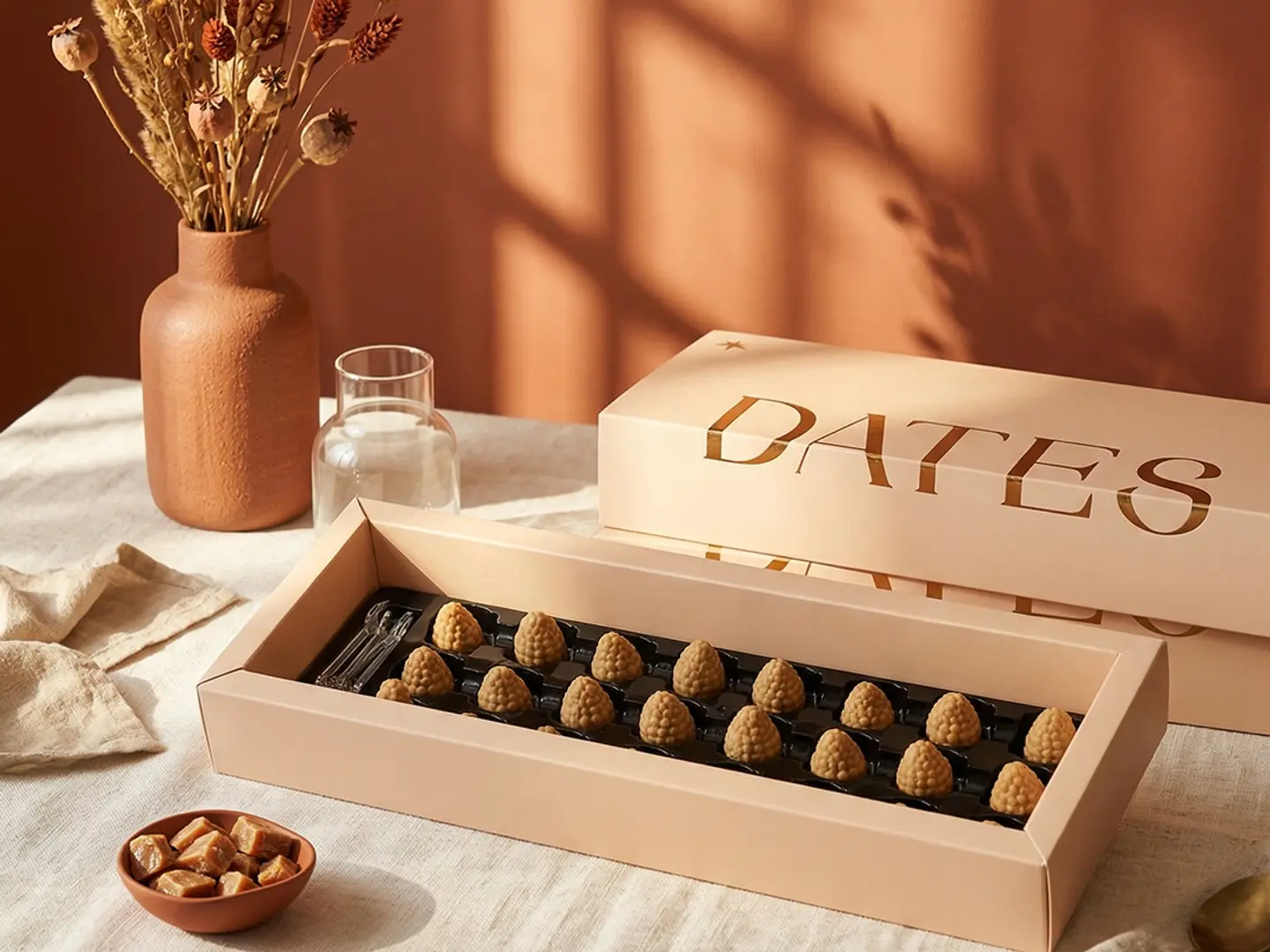 Chocolate Caramel Pyramid