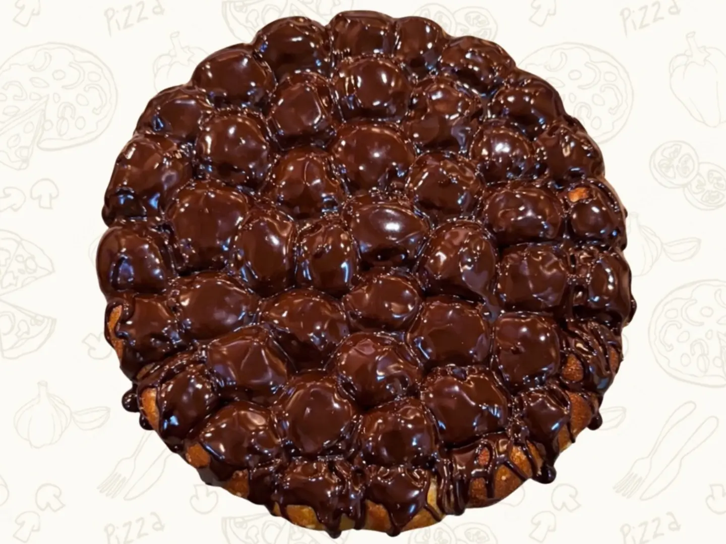Large Size Khaliya With Nutella And Hazelnuts