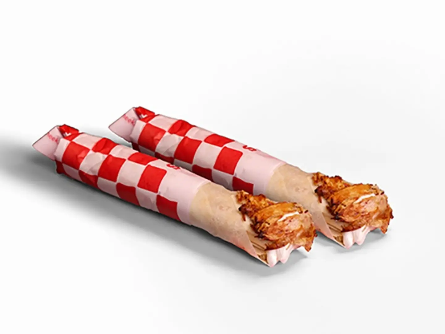 Two Large Shawarma Sandwiches