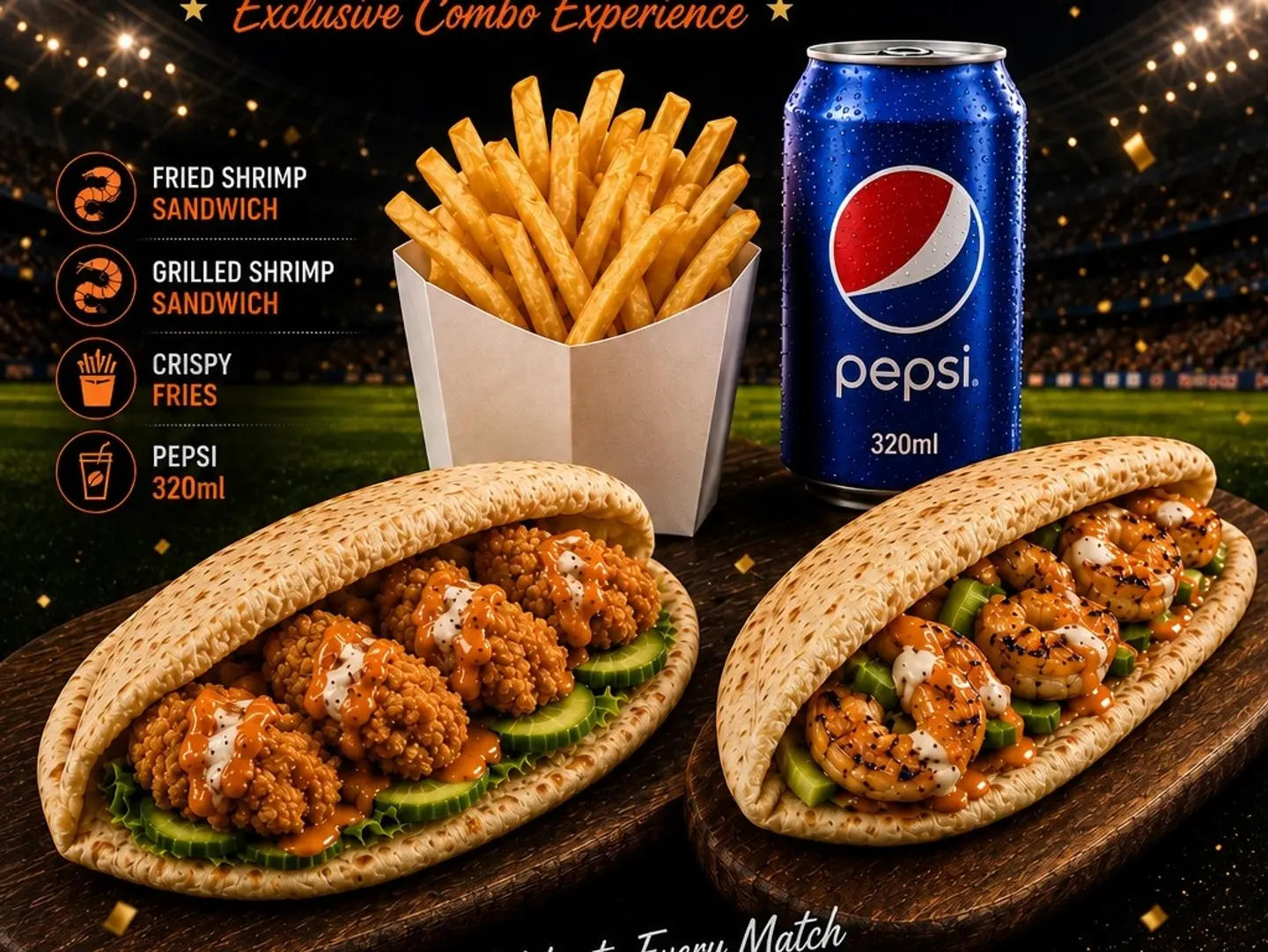 كومبو سندويتش جمبري