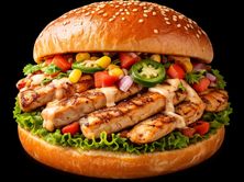 مدور دجاج مكسيكي حار