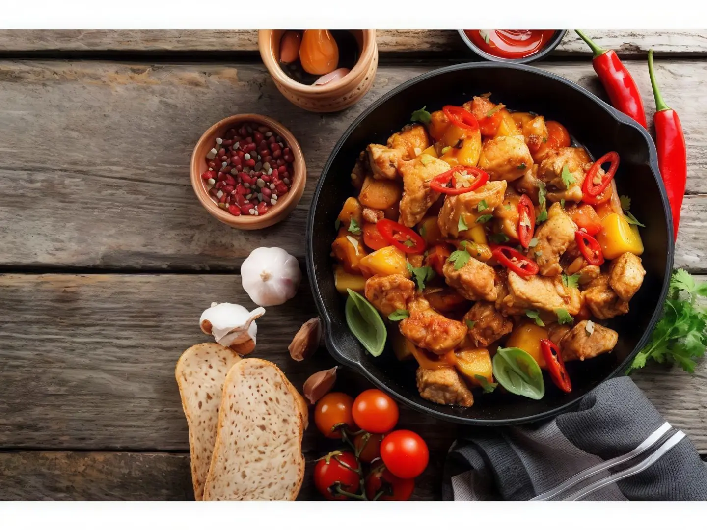 Spicy Mexican Chicken Plate