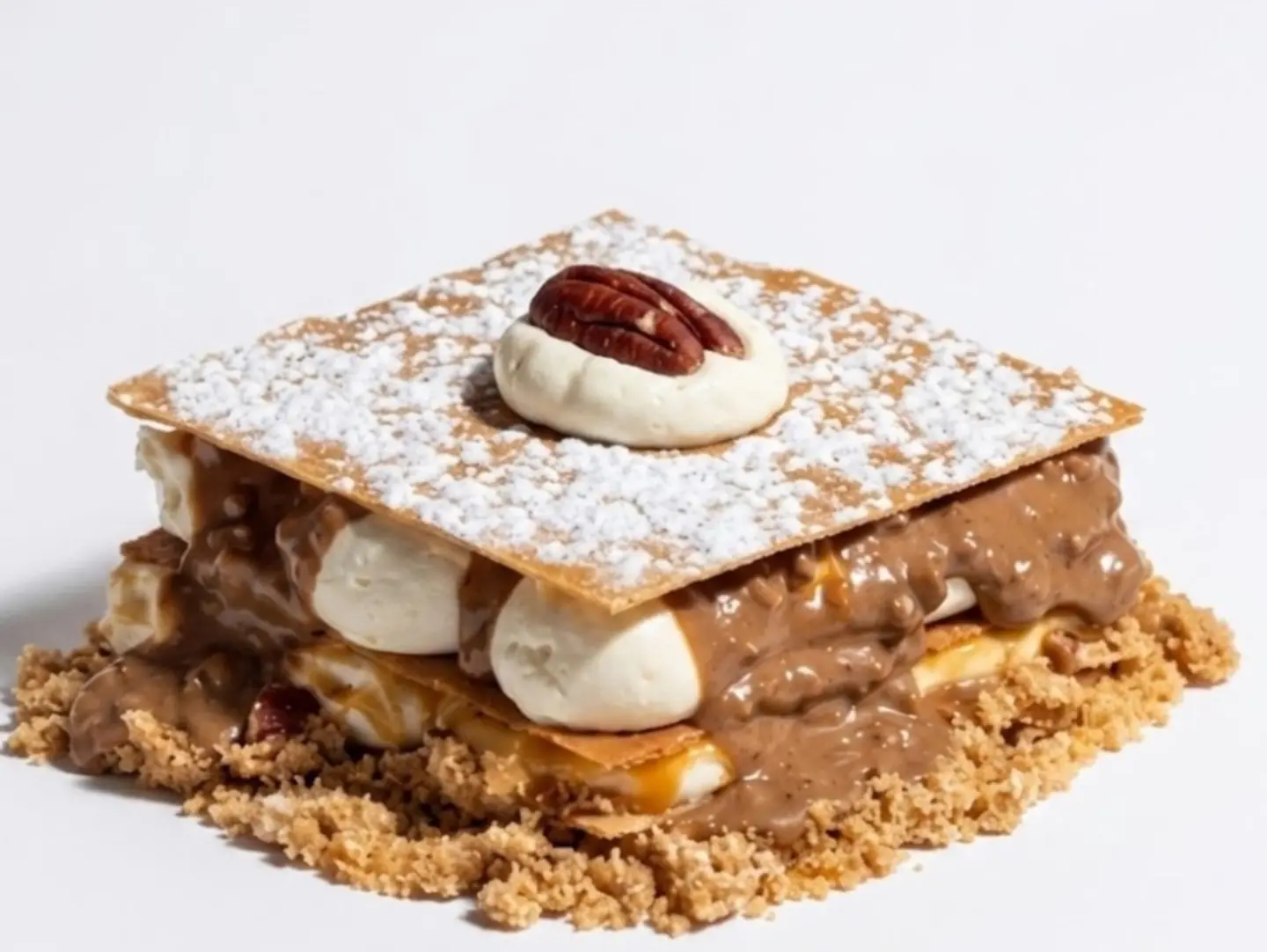 Crunchy Pecan Cheesecake