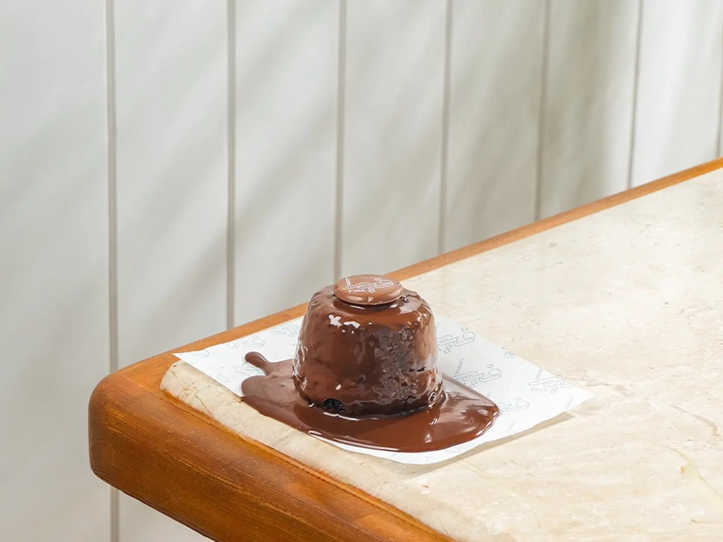 لافا كيك بدون ايس كريم