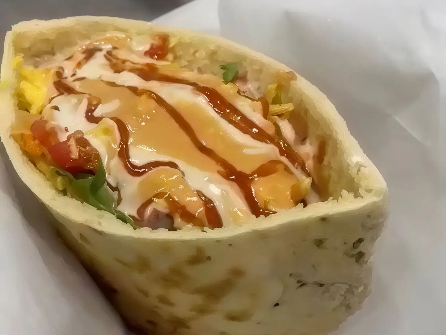 ساندوتش مخلوط فلافل